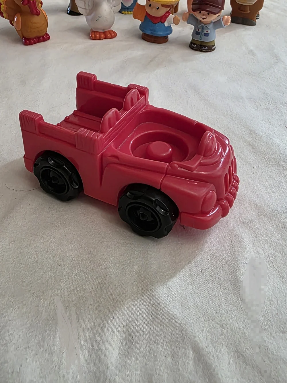 Fisher Price Little People Farm Lot Of 11 Figures People Animals Truck Toys Kids